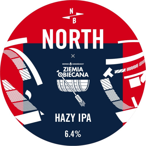 North X Ziemia Obiecana - Hazy IPA (6.4%) 44cl